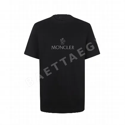 몽클레르 플라스터 프린트 남성 반팔 티셔츠 48526