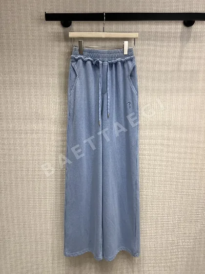 디올 여성 블루 스웨트팬츠 54335
