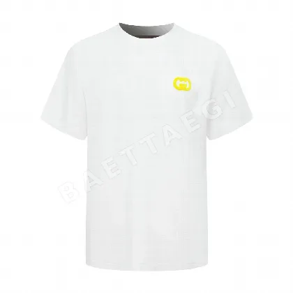 구찌 인터로킹 더블 G 자수 남성 반팔 티셔츠 100627