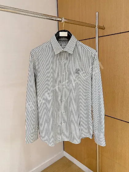 브루넬로쿠치넬리 남성 린넨 혼방 긴팔 셔츠 88442