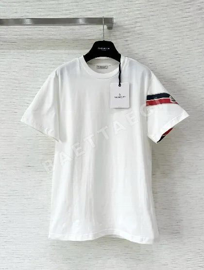 몽클레르 컬러 암밴드 남성 반팔 티셔츠 48503