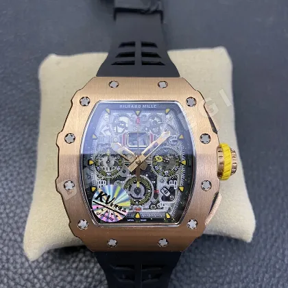 리차드밀 RM011 KV 공장 골드 크로노그래프 남성 시계 레플리카 44827 Richard Mille