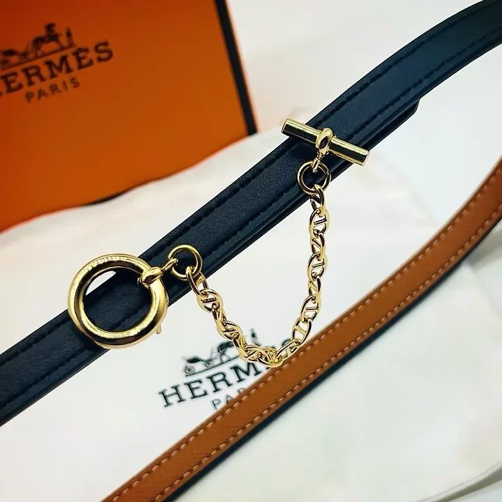 H 카루젤 벨트 버클 & 리버서블 가죽 스트랩 13mm 이미지 6