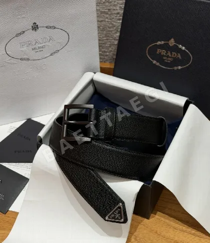 프라다 사피아노 가죽 33mm 남성 벨트 179401