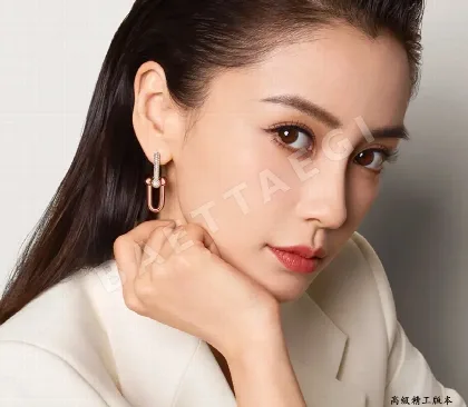 티파니 더블 링 말굽 버클 귀걸이 70913