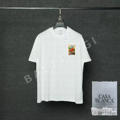 카사블랑카 고밀도 코튼 반팔 티셔츠 91022