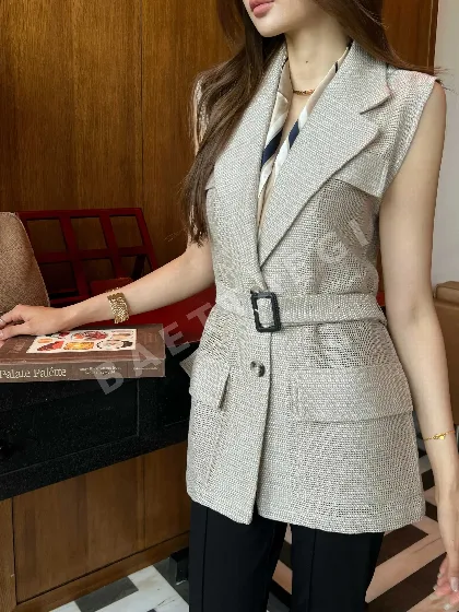 브루넬로쿠치넬리 와플 메시 글리터 베스트 여성 자켓 114704