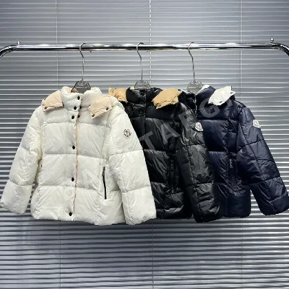 몽클레르 키즈용 숏 컬러 블록 다운 재킷 181649