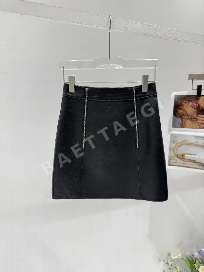 에르메스 가죽 여성 스커트 206774