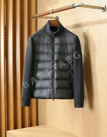 몽클레르 패치워크 울 소매 다운 자켓 187822