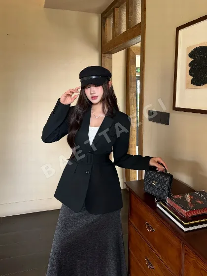 디올 라펠 싱글 브레스트 슬림핏 여성 자켓 178736