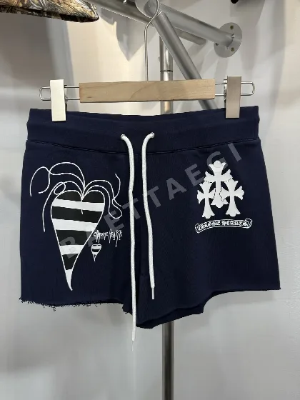 크롬하츠 여성 다크블루 반바지 세트 53084