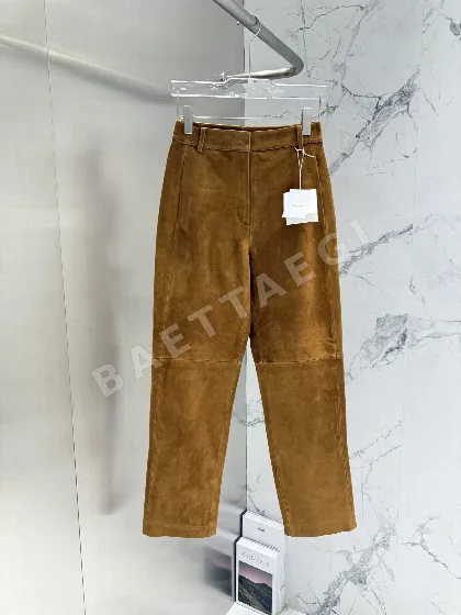 더로우 가죽 여성 바지 206008
