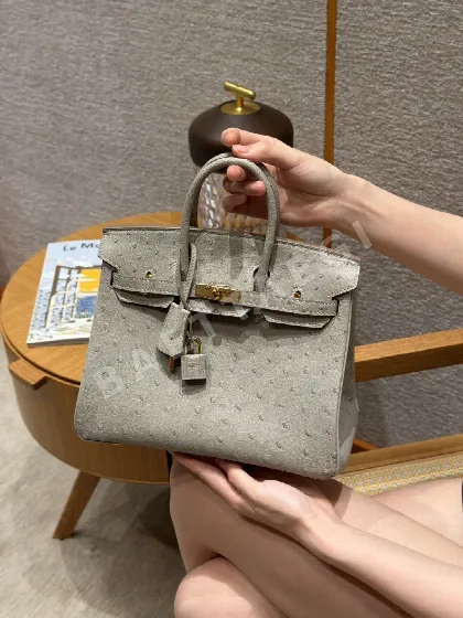 에르메스 버킨 25 타조가죽 가방 192909
