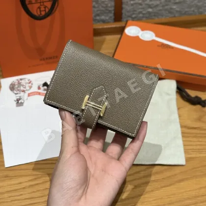 에르메스 베안 카드홀더 Mini 앱송 가죽 카드지갑 154859