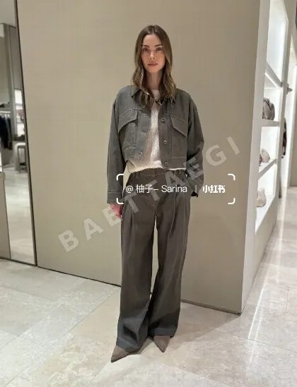 브루넬로쿠치넬리 루즈 워시드 데님 자켓 202741