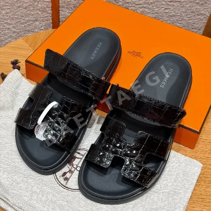 에르메스 시프레 샌들 블랙 악어가죽 165659