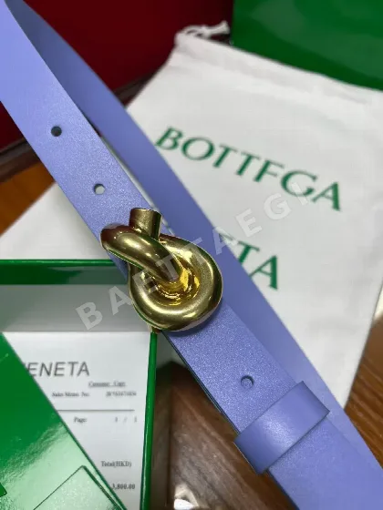 보테가베네타 풀그레인 송아지가죽 벨트 58248