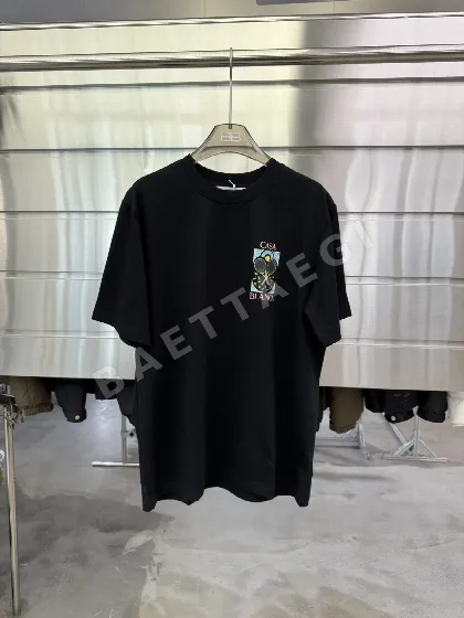 카사블랑카 프린트 테니스 라켓 남성 반팔 티셔츠 89575