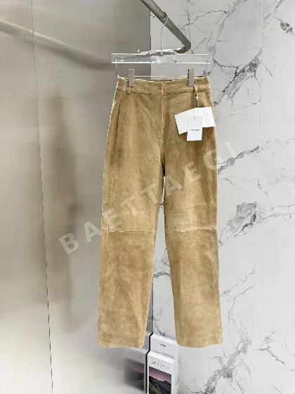 더로우 가죽 여성 바지 206010