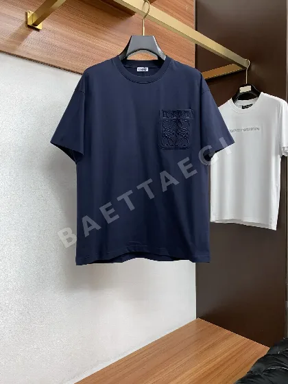 로에베 크루넥 반팔 티셔츠 48384