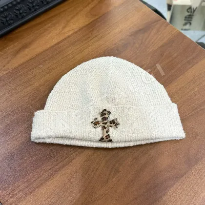레오파드 프린트 호스 헤어 비니 162433