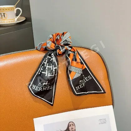 에르메스 더블 H 리본 포니테일 헤어타이 185116