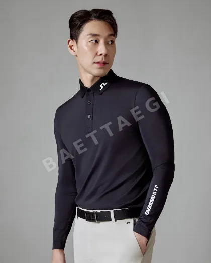 제이린드버그 아이스실크 스트레치 남성 골프웨어 탑 153662