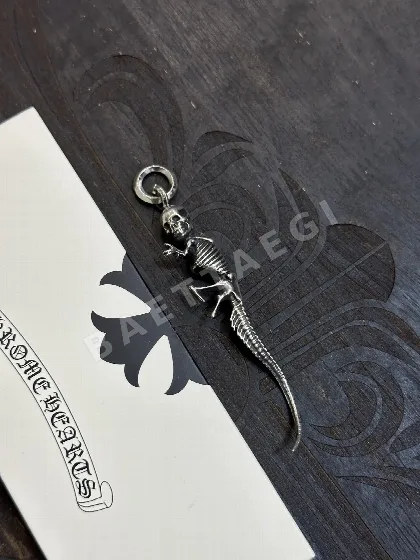 Foti 해골 도마뱀 자비스 925 실버 목걸이 162087