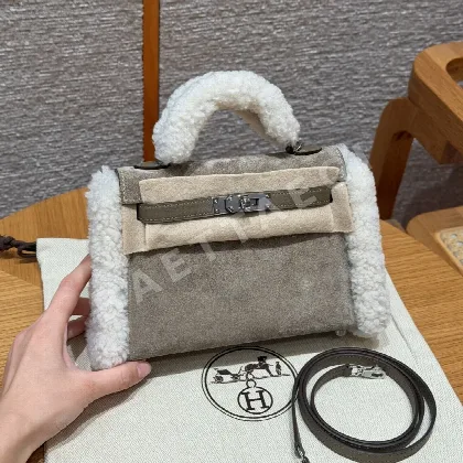 에르메스 미니 켈리 2 그레이 가방 18290