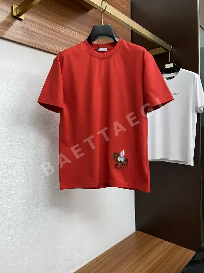 디올 퓨어 코튼 크루넥 반팔 티셔츠 47398