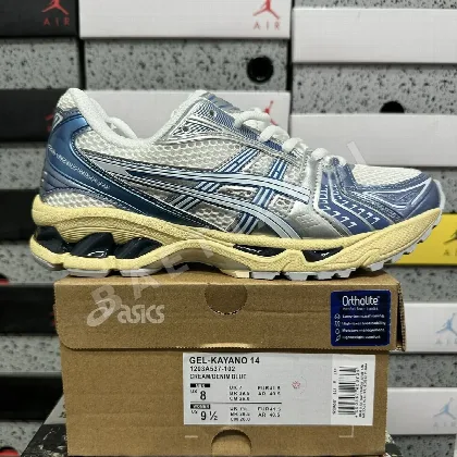아식스 [LZ] 젤 카야노 14 1203A537-102 200570 Asics Gel-Kayano 14 Cream Metallic Blue