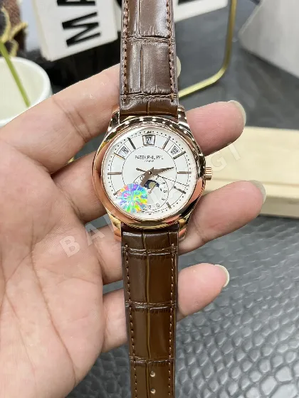 파텍필립 컴플리케이션 애뉴얼 캘린더 자동 시계 40MM5205 G