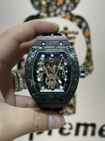 리차드밀 RM066 투르비용 NTPT 카본 TPT 카본 남성 시계 레플리카 44894 Richard Mille