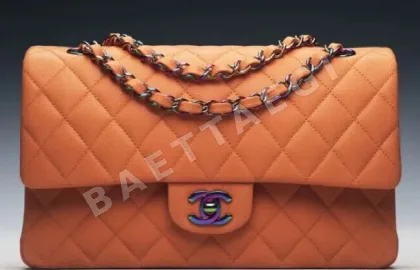샤넬 오렌지 무지개 장식 가방 141330