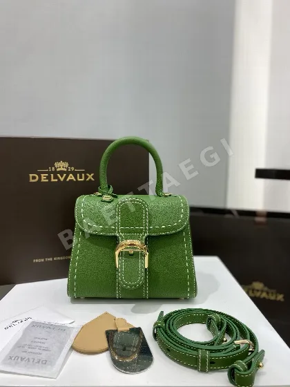 델보 브릴리앙 꼬초록색 숄더백 190999