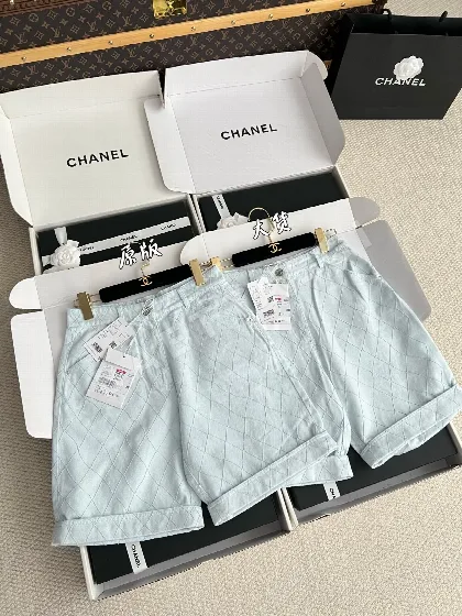 샤넬 퀼팅 여성 반바지 207698