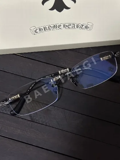 프레임리스 선글라스 블랙 실버 163223