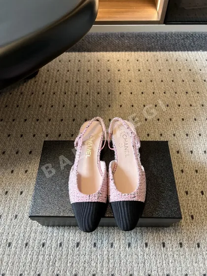샤넬 힐 컬러 블록 160846