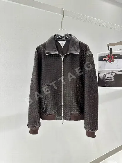 보테가베네타 꼬임 가죽 여성 자켓 194791
