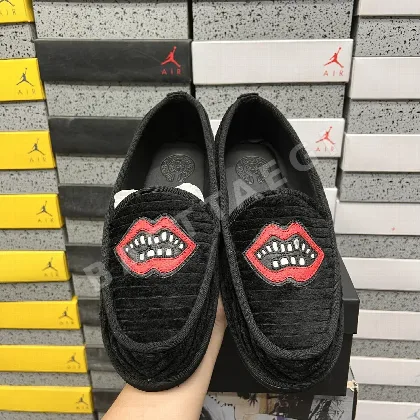 크롬하츠 [D1] 블랙 205573 Chrome Hearts Dagger Slippers