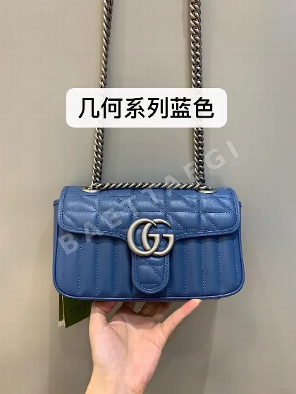 구찌 마몬 자수 작은 기하학적 무늬 가방 13780