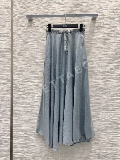 디올 데미지 가공 워시드 데님 여성 바지 54373