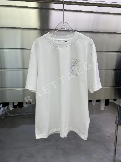 카사블랑카 페인트 프린트 남성 반팔 티셔츠 89565