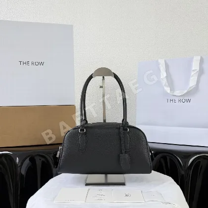 더로우 페블드 가죽 미니 볼링백 128784