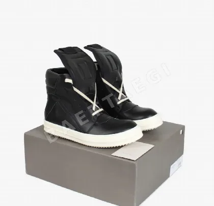 릭오웬스 커플 블랙 앤 화이트 TPU 솔 신발 37713