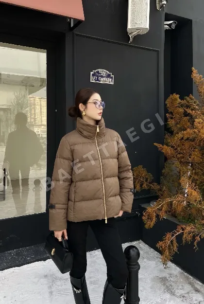 에르메스 여성 스탠드 카라 숏 패딩 점퍼 170693