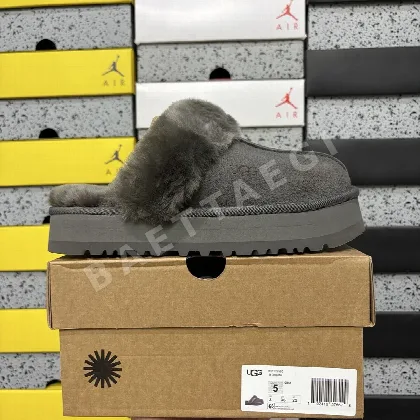 어그 [TOP] 그레이 208920 UGG Disquette Slipper Charcoal 3cm -2550