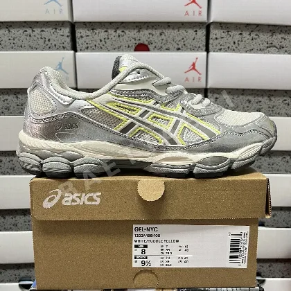 아식스 [M] 젤 NYC EMMI 1202A498-100 200502 Asics Gel-NYC EMMI White Huddle Yellow