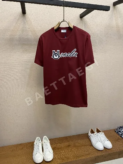 몽클레르 남성 면 스트레치 반팔 티셔츠 48746